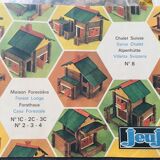 Old wooden construction game Jura Game "Chalet suise N°8"