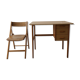 Bureau vintage et sa chaise