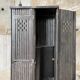 Strafor double-door corrugated iron cloakroom, circa 1920.