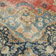Handmade oriental unique 1980s 242 cm x 338 cm beige wool carpet