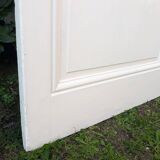 Communication door H219.5xL80cm, old panelled and moulded.