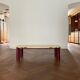 Table basse travertin Roche Bobois vintage années 70 /80
