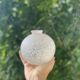 Speckled ball glass vase