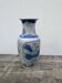 Vase asiatique bleu et blanc céramique