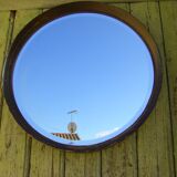 Vintage circular mirror