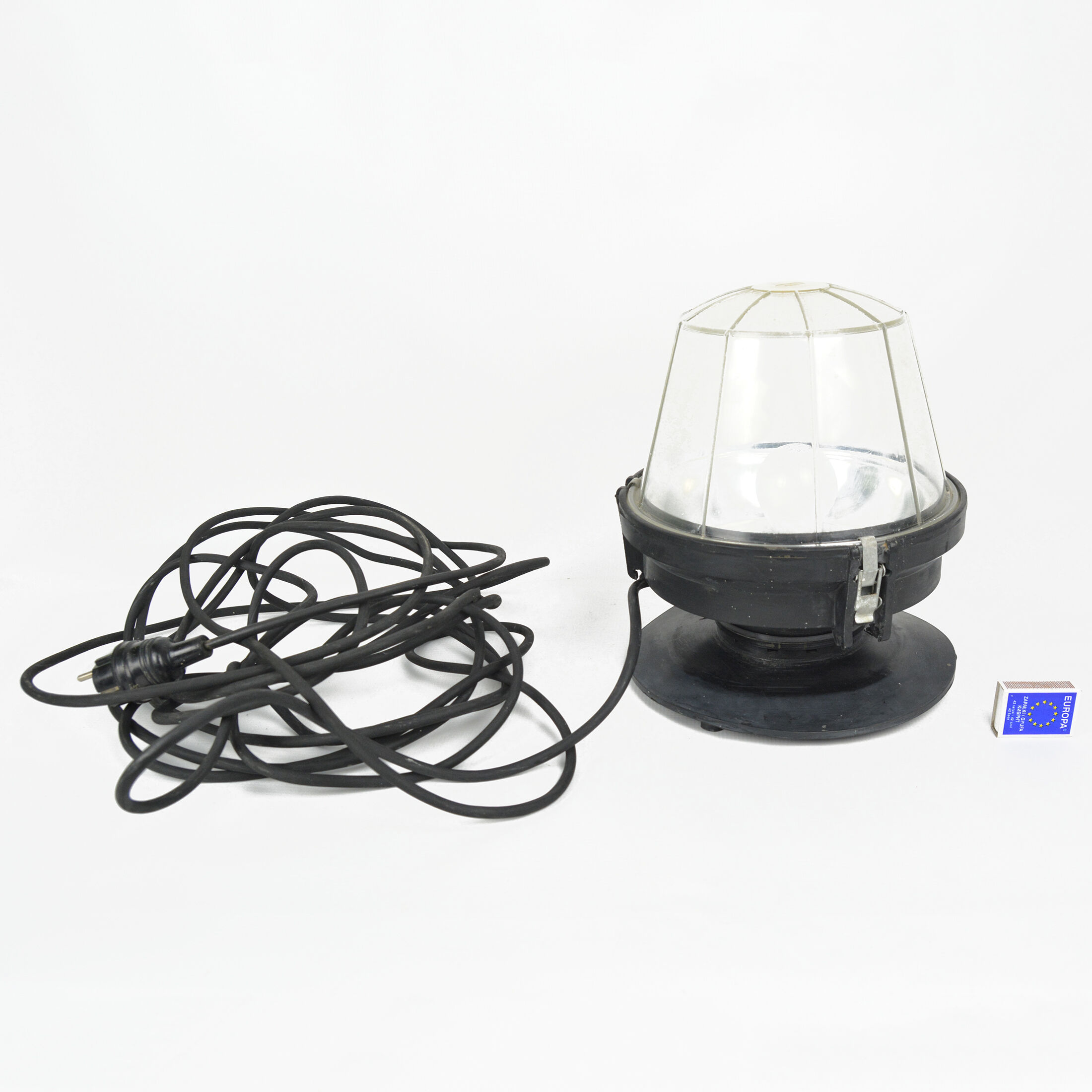 Lampe de jardin industriel Storch Leuchten Allemagne années 1970
