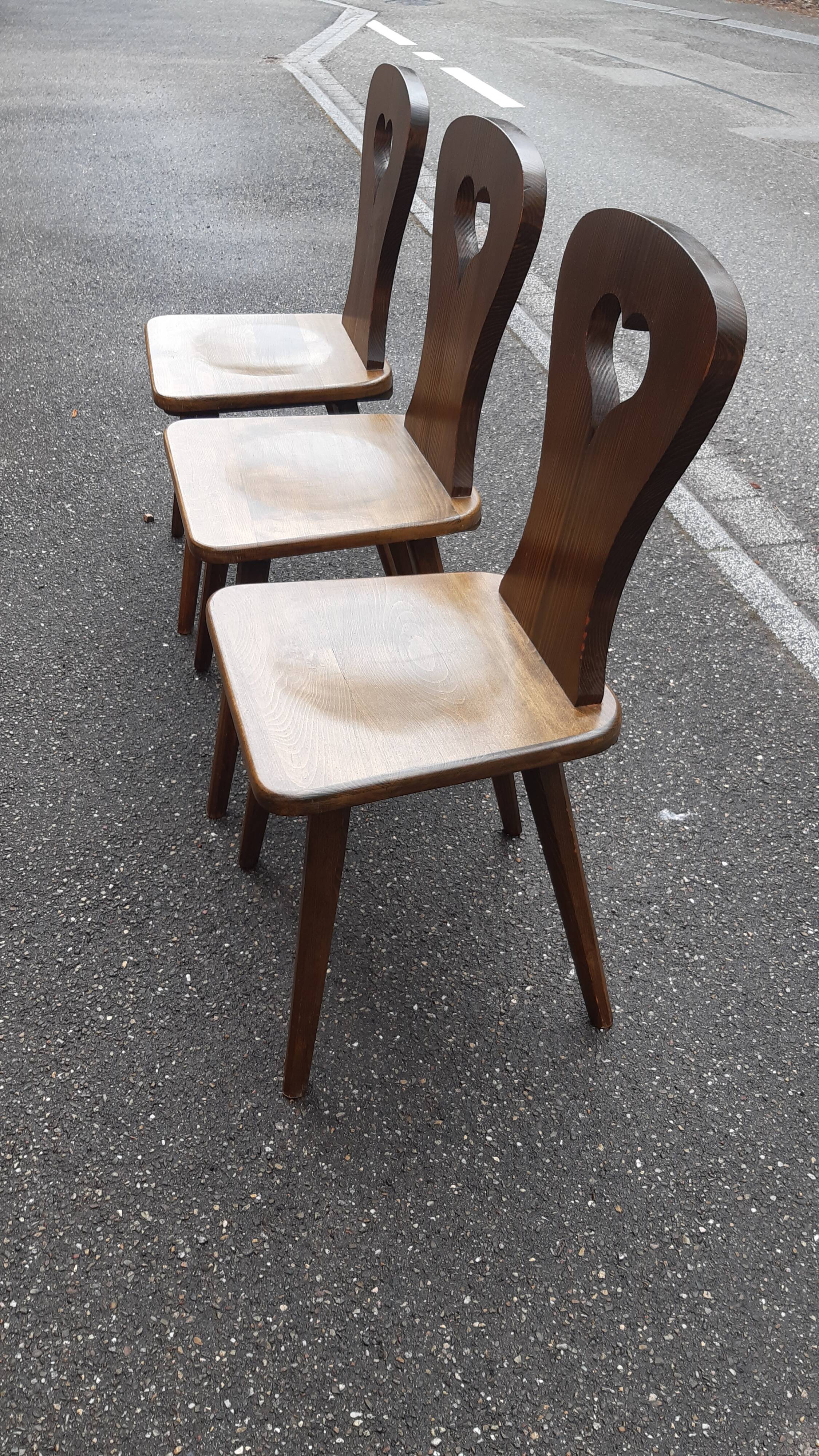 Brutalist chairs deco mountain chalet