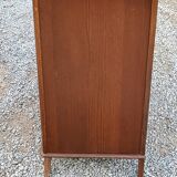 Vintage oak chest of drawers from the 50s with 4 drawers and compass feet