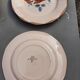 4 plates old pink and brown color button