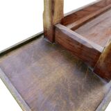 Farm table set and its 2 benches