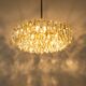 Lustre Bakalowits in brass and crystal glass, Austria, 1960s
