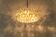 Lustre Bakalowits in brass and crystal glass, Austria, 1960s