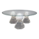 Marble sphere coffee table by Roche Bobois, 1980s