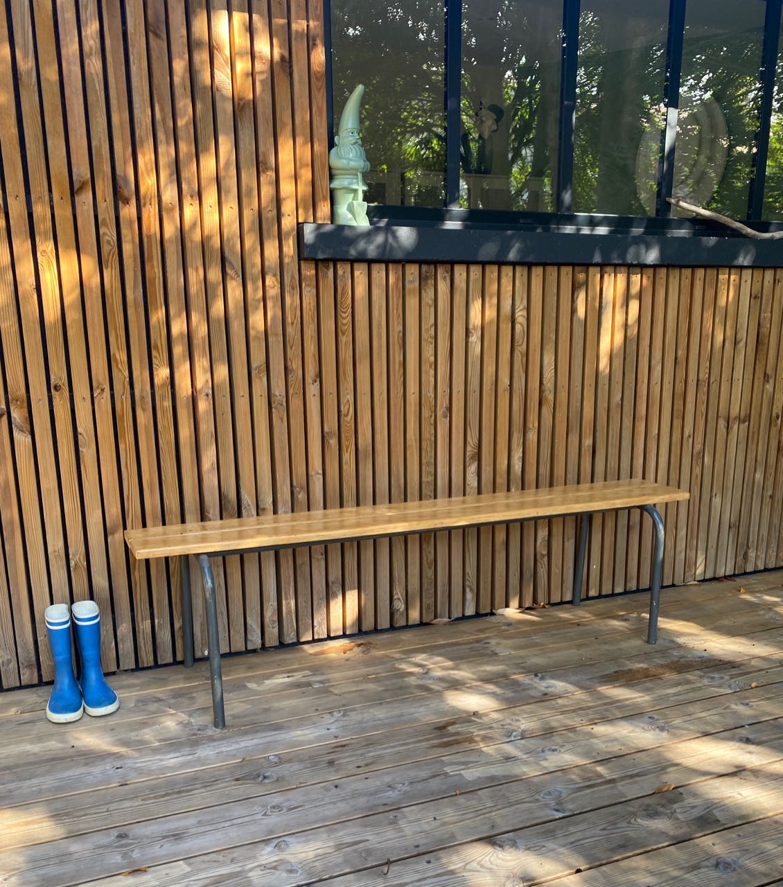 Vintage school bench