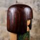 Leaf kokeshi, by Usaburo, Japan, 1970s