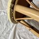 Vintage bamboo and rattan bar stool