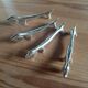 Vintage silver metal knife holder