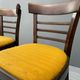 Pair of dining chairs by INTERIER n. p. Praha, wooden dining seating, 1974