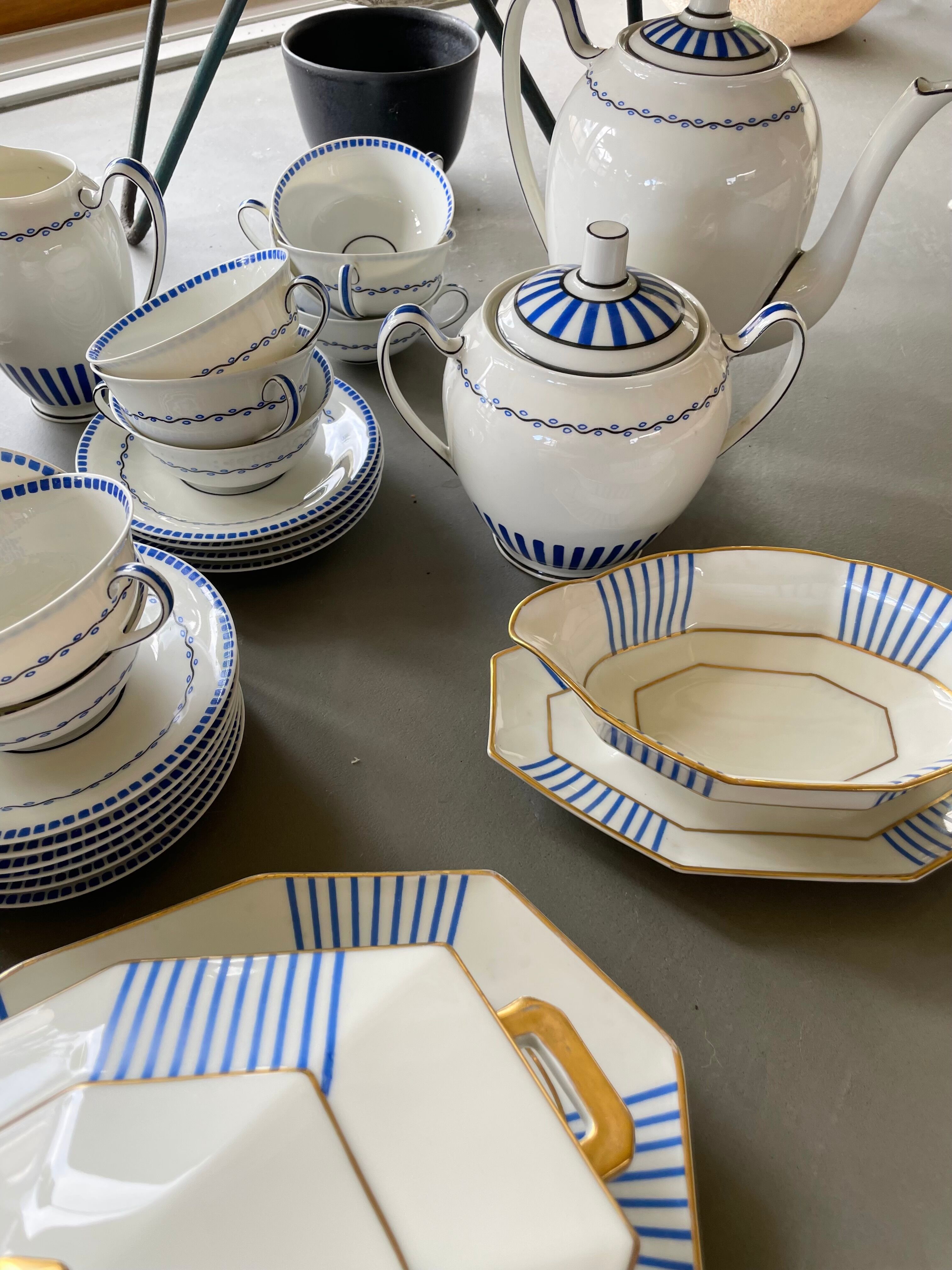 Set XXL crockery Limoges A.Lanternier