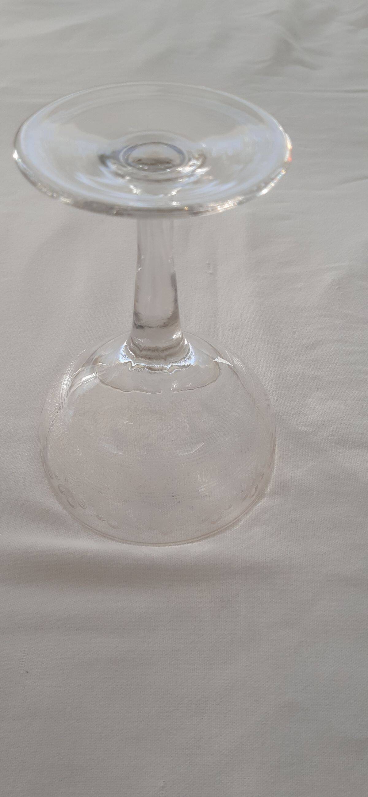 Ten champagne coupes from the Belle Époque.