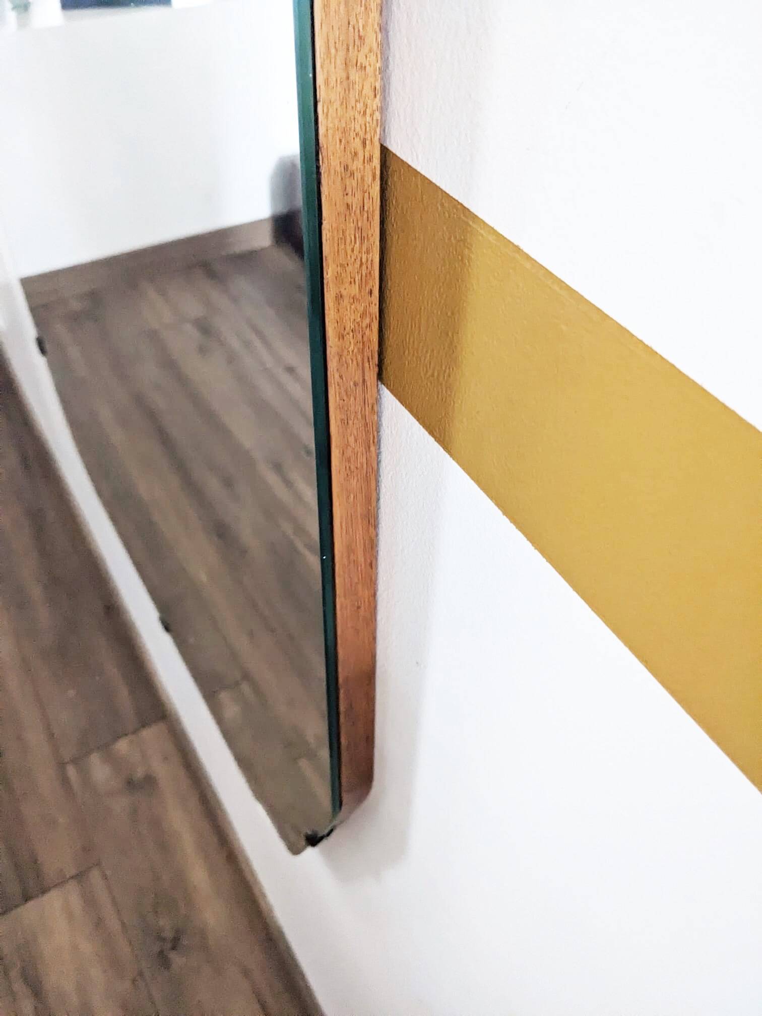 Vintage Scandinavian design mirror