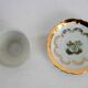 Coffee service 6 cups Swan Lake vintage Italian porcelain