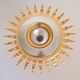 Gold metal ceiling light