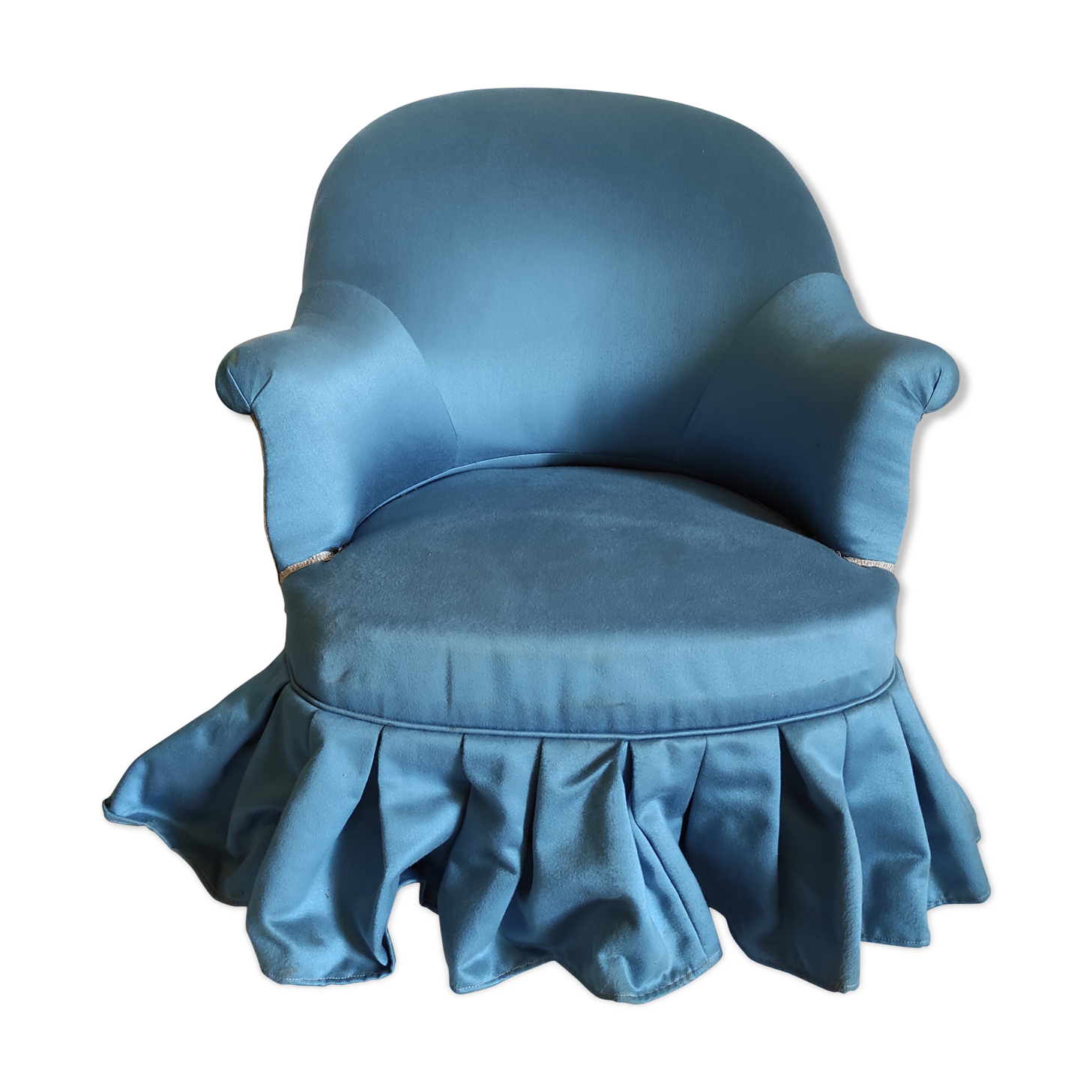 Napoleon III-style toad armchair
