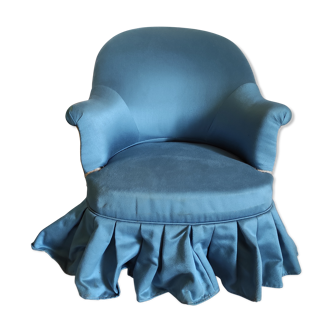 Napoleon III-style toad armchair