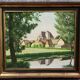 Oil painting on canvas, signed, 20th century, circa 1940