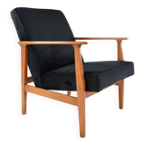 Fauteuil mr velours noir