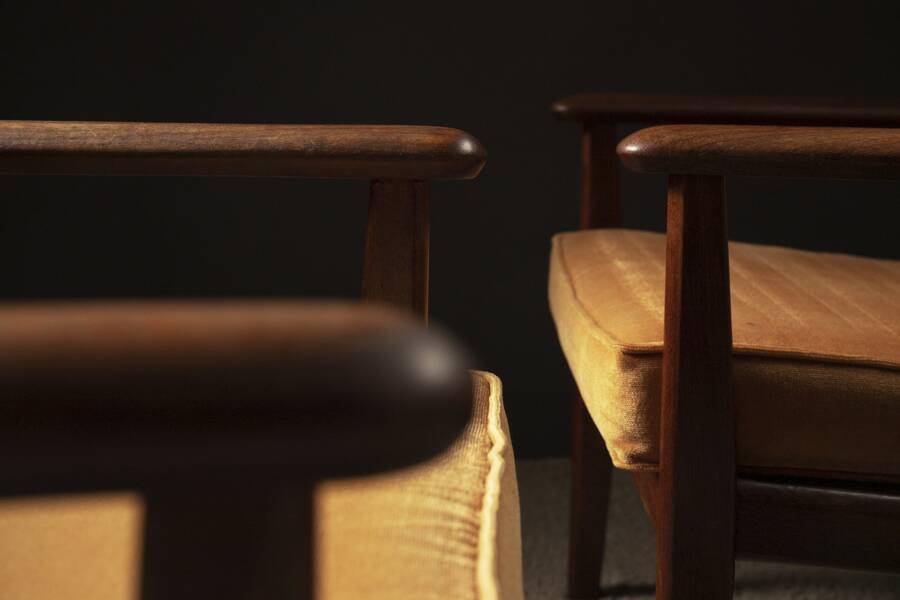 Pair of Scandinavian armchairs