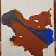 Michael Kreuter (1940-2022) Huile sur toile - abstraction