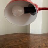 Desk lamp or bedside table vintage 80s red