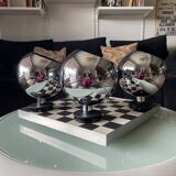 Globes space age chrome Erco 1970