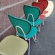 6 chaises vintage Henriette