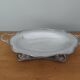 Antique silver-plated centrepiece with hallmark.