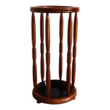 wooden umbrella stand, openwork wooden umbrella rest, wooden walking stick holder.