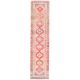 Vintage Turkish Oushak Handmade Wool Cotton Orange Runner Rug 73x311