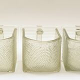 3 old drawers for molded glass kitchen shelves