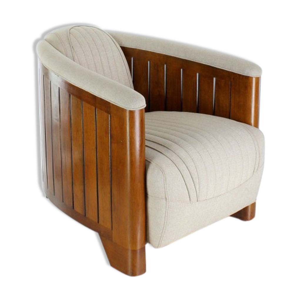 Fauteuil style art deco design fauteuil de bateau | Selency