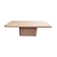 Travertine coffee table