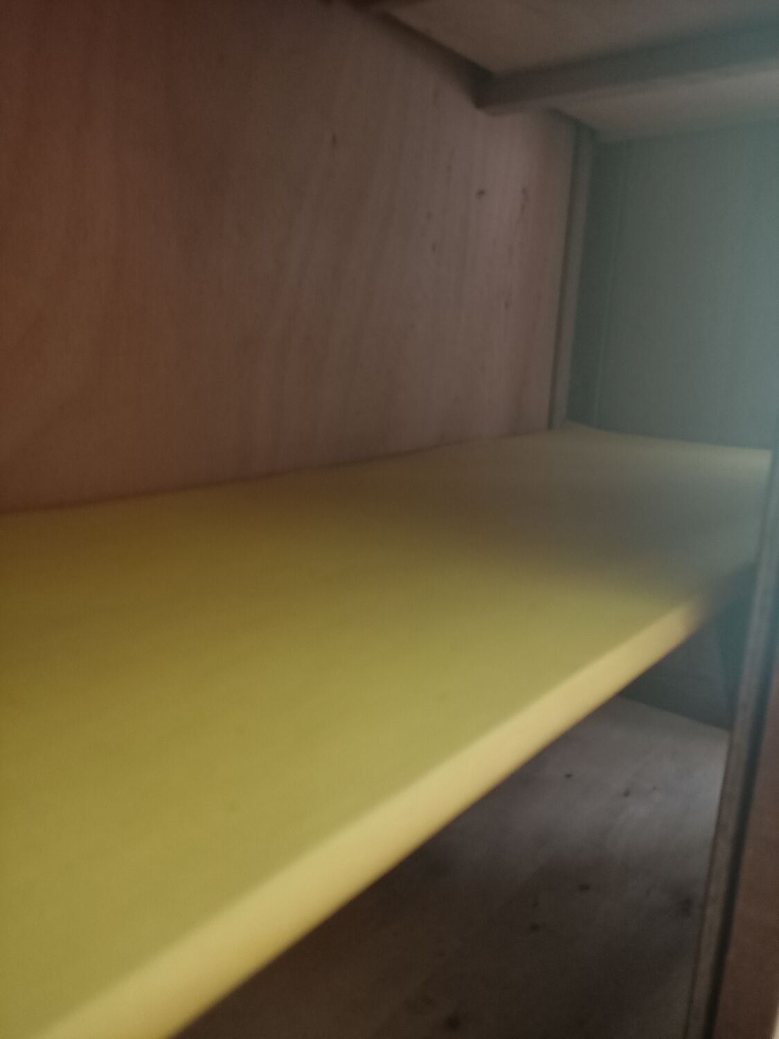 Formica and wood sideboard