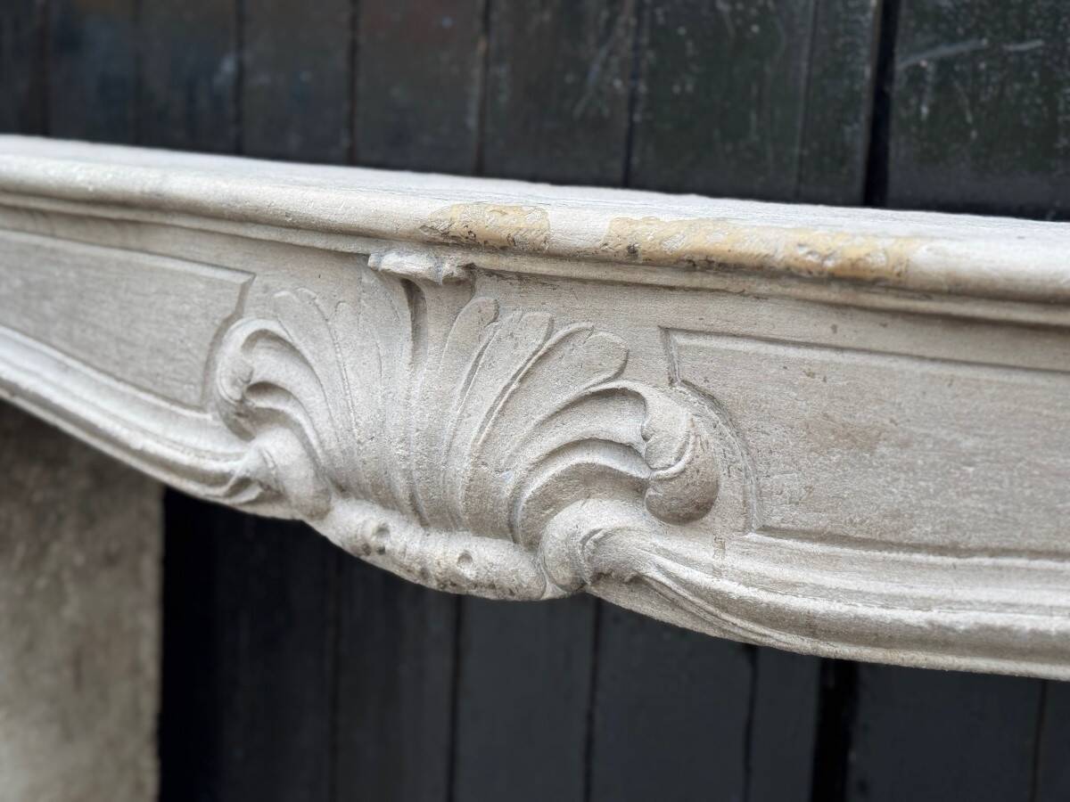 Regency style fireplace in loamy stone circa 1880