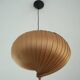 Lampe de plafond Nautilus en bois attribuée à Hans Agne Jakobsson, années 1960.