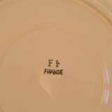 Set of 5 vintage earthenware plates