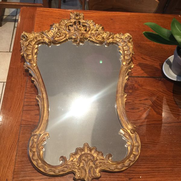 Miroir rocaille de style baroque - 78x51cm