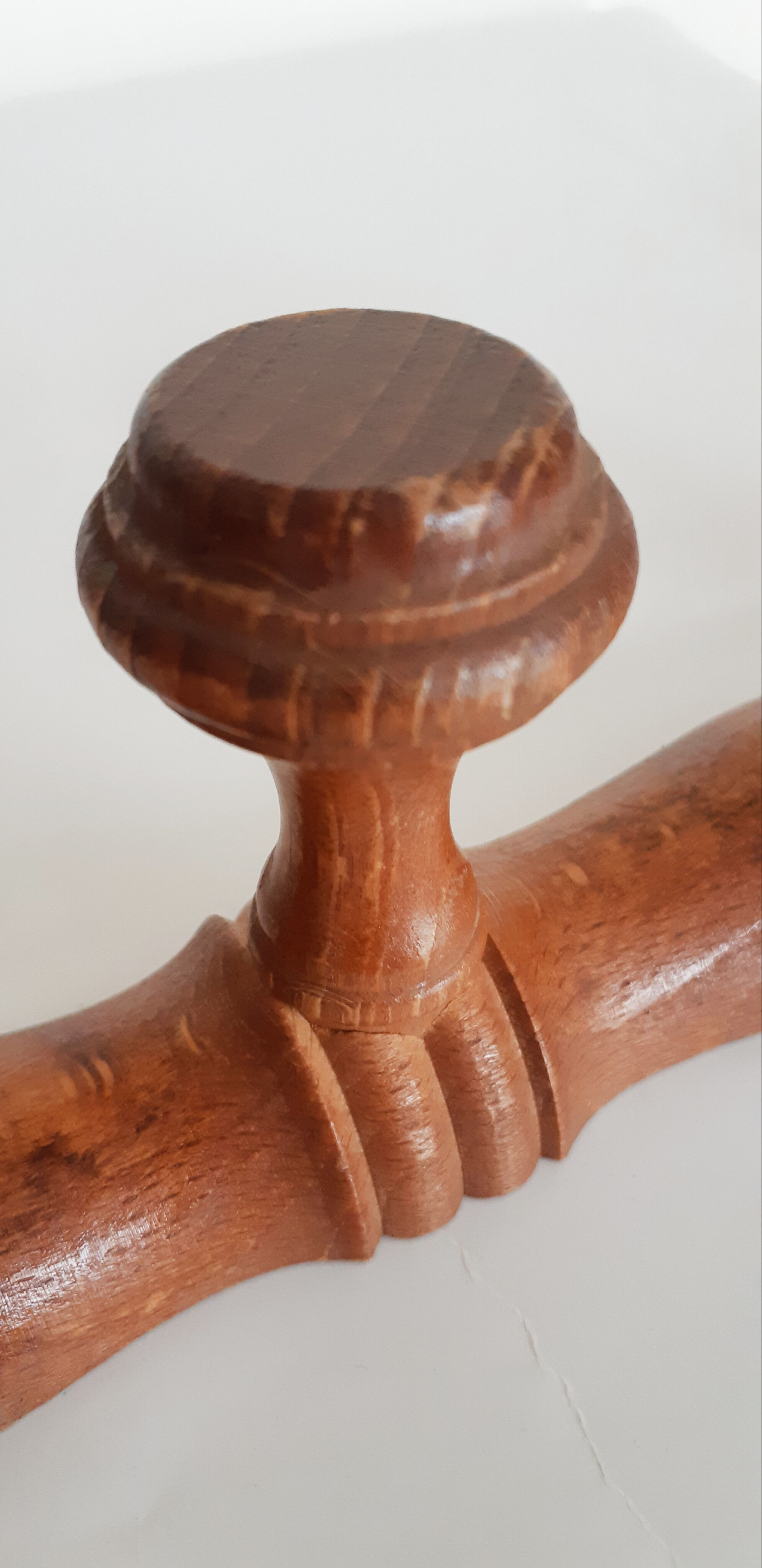 Wooden coat rack