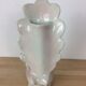 Vintage pink peacock zoomorphic vase