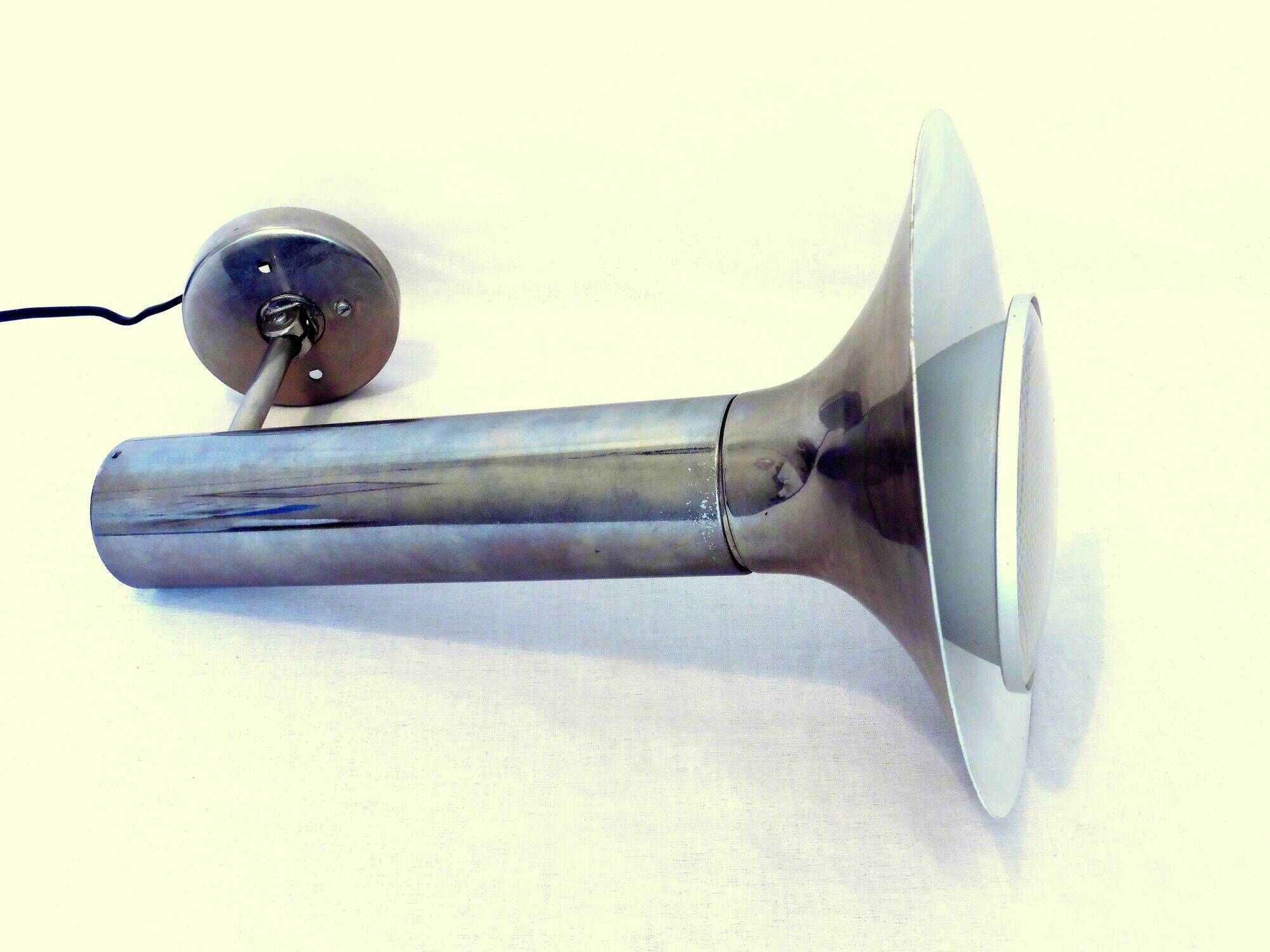 Lamp, Vintage Design stainless steel wall lamp with its colorful bulb provided!